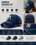 Dany luxe ✨ Gorra Denim NY Premium – Estilo Urbano y Atemporal