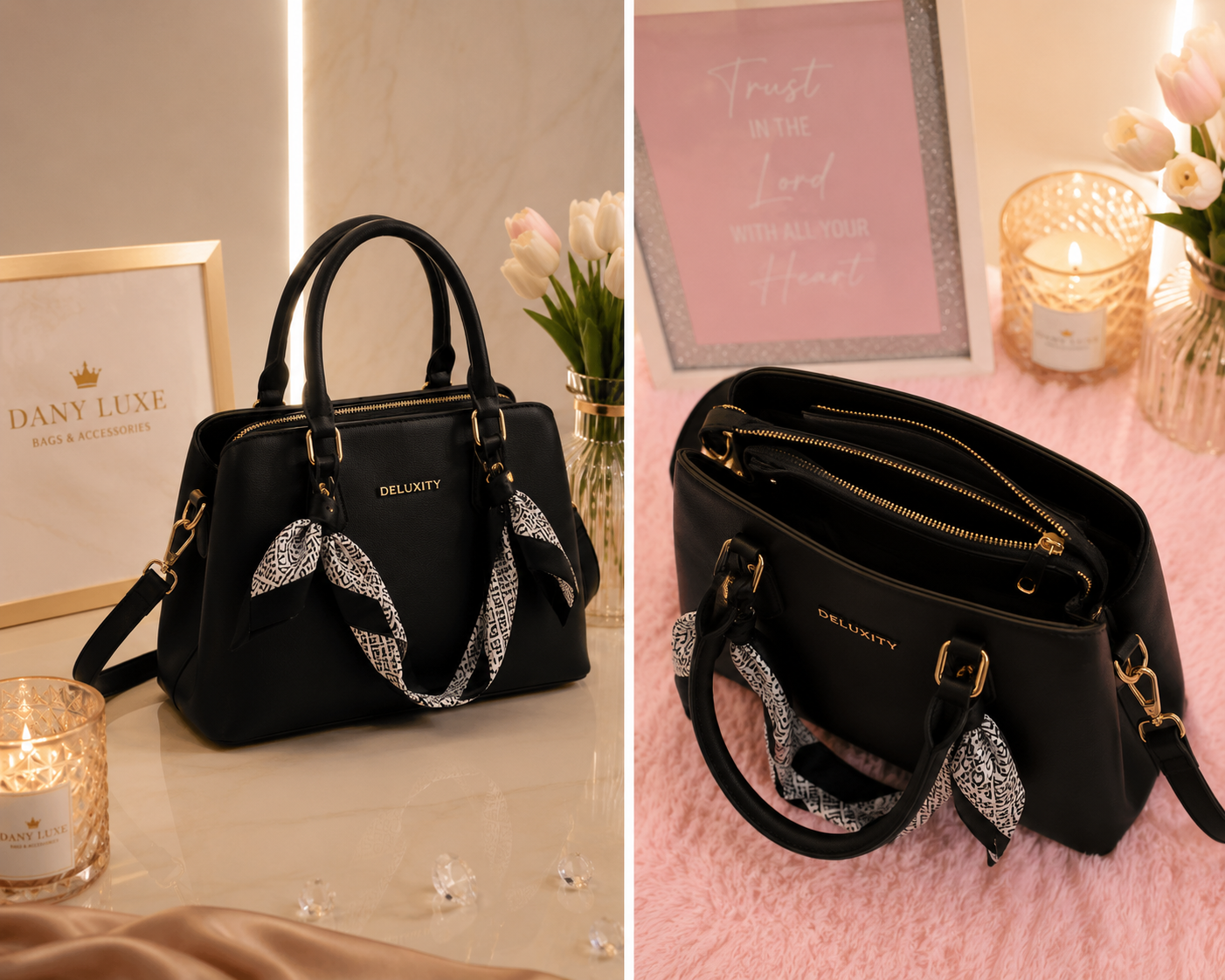🖤 DANY LUXE | Cartera Elegance Black

✨ Sofisticación y elegancia en cada detalle.