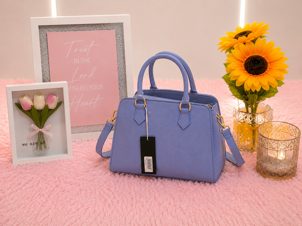 ✨ DANY LUXE Cartera Azul Elegante para Mujer ✨
