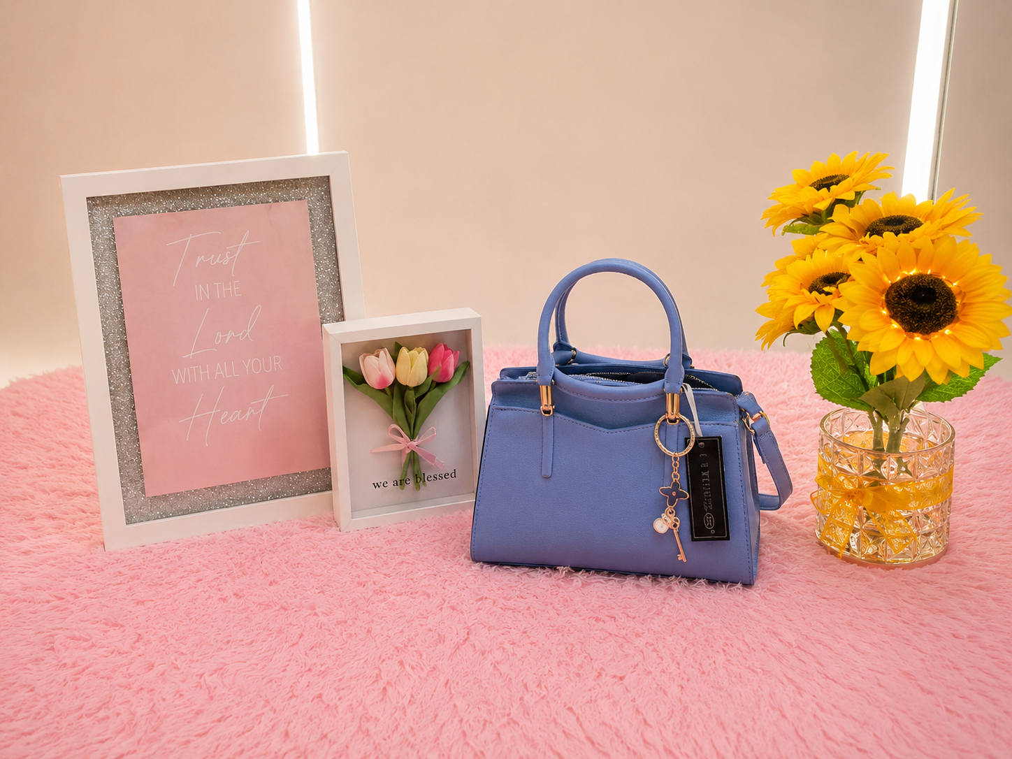 ✨ DANY LUXE Cartera Azul Elegante para Mujer ✨
