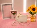 🤍 DANY LUXE Cartera Elegante Color Marfil 🤍